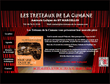 Tablet Screenshot of les-treteaux-de-la-cumane.com